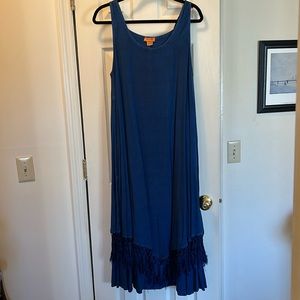 Sakkas Blue sleeveless maxi dress. Wear it two ways!!!